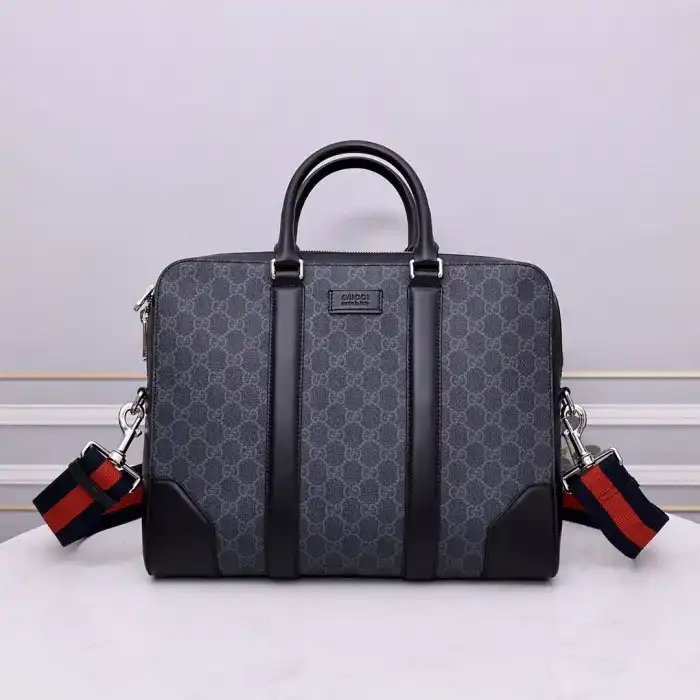 Elevate your style with the GUCCI GG Briefcase. A perfect blend of elegance and functionality for the modern professional. ✨💼🌟 https://tinyurl.com/24rbv42o