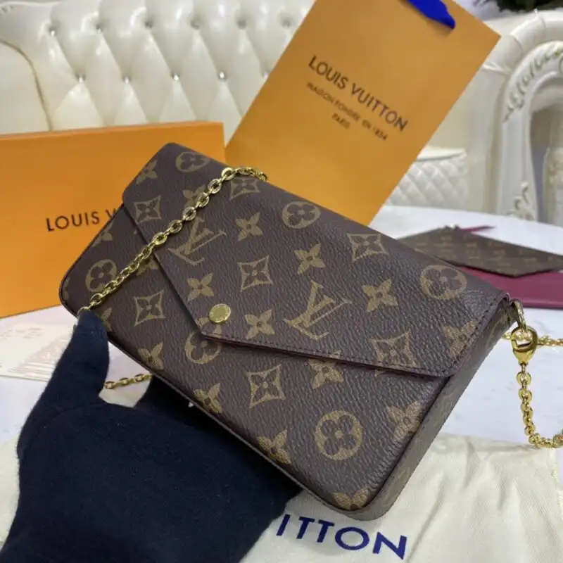 Discover the elegance of the Louis Vuitton Félicie Pochette in rich brown. A perfect blend of style and charm! ✨💖👜 https://tinyurl.com/2cszjhqf