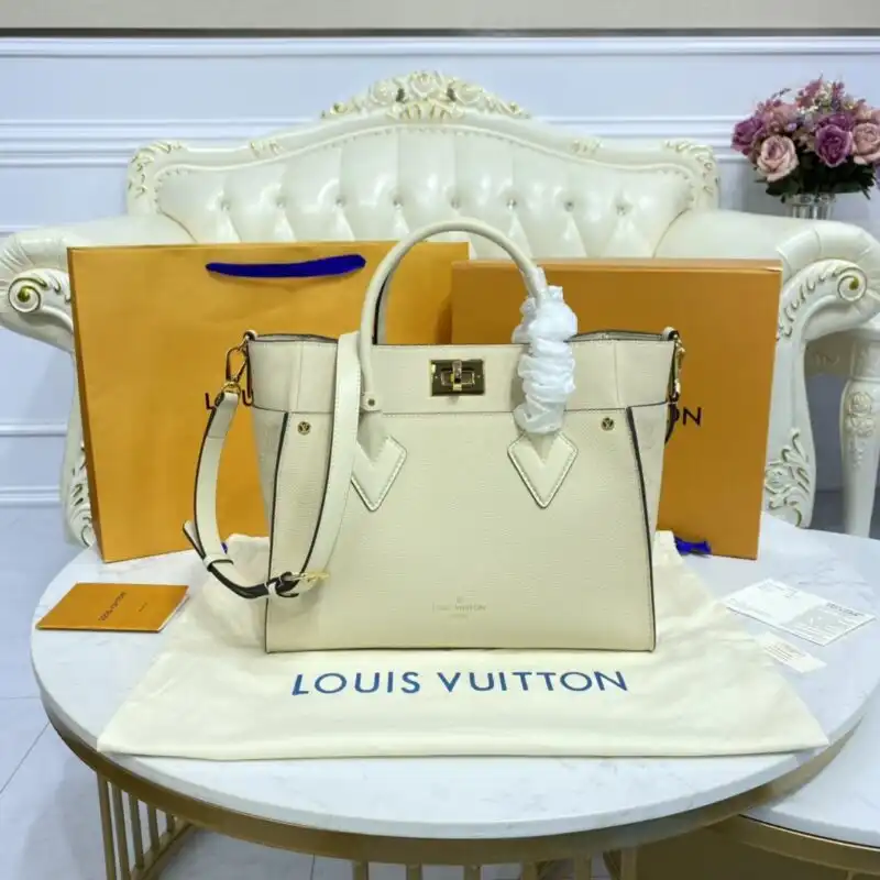 Embrace elegance with the Louis Vuitton On My Side in all white. A perfect companion for your journey. 🌟🤍✨ https://tinyurl.com/24eb6q37