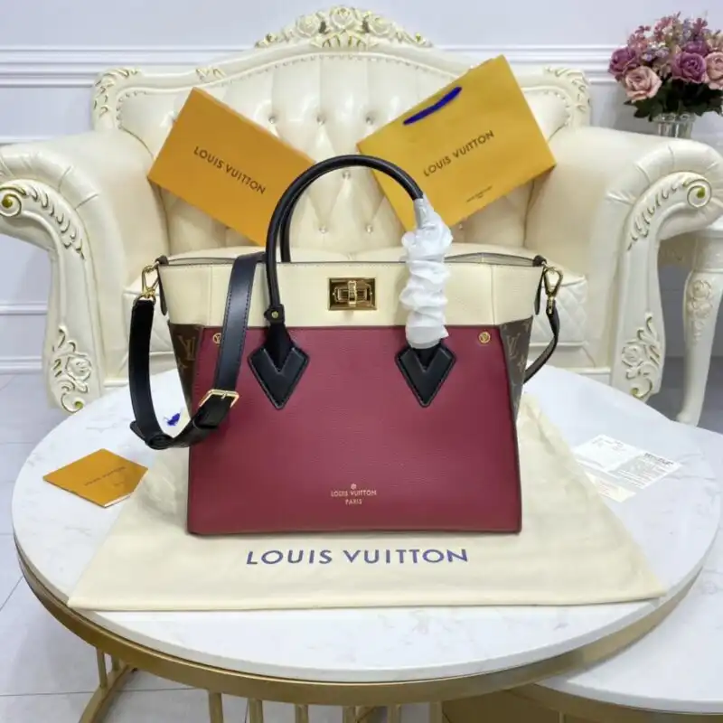 Discover the elegance of Louis Vuitton’s On My Side Bordeaux. Perfectly crafted for your journey, it wraps you in luxury. ✨❤️👜 https://tinyurl.com/2d9px2g6