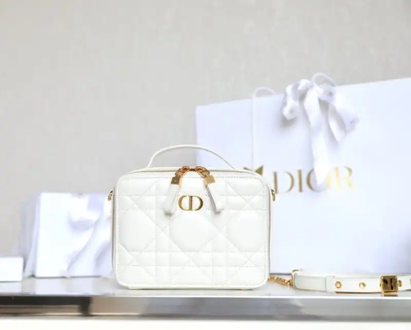 Elevate your elegance with the Dior Caro Box Bag in white. A timeless piece, perfect for any occasion. ✨🤍👜 https://tinyurl.com/27bkqbsw