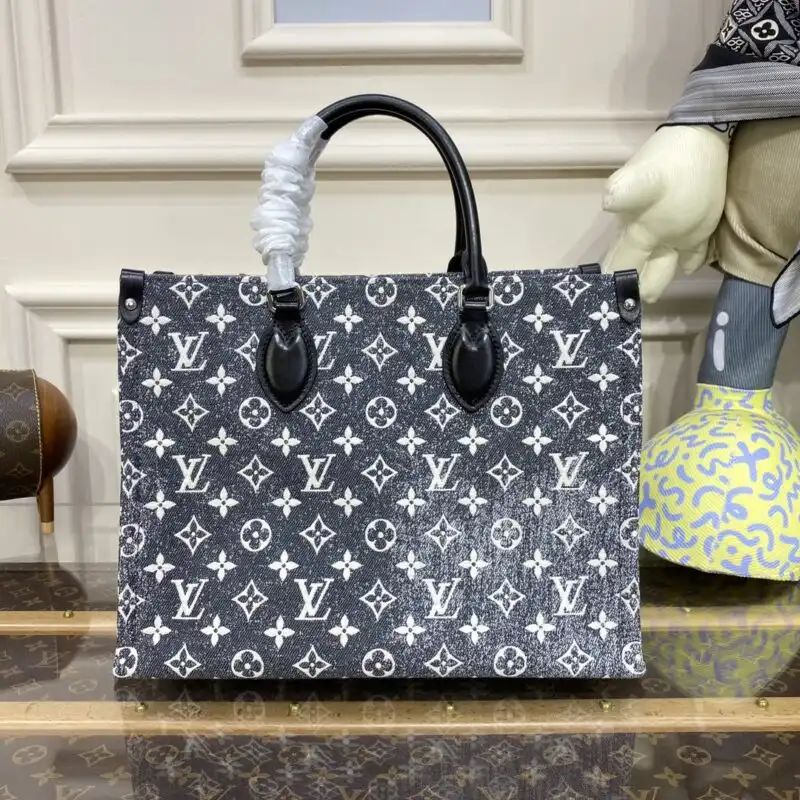 Discover the elegant LV OnTheGo Black Denim, a perfect blend of style and versatility. Elevate your everyday look with grace! 👜✨💖 https://tinyurl.com/22azwxsd