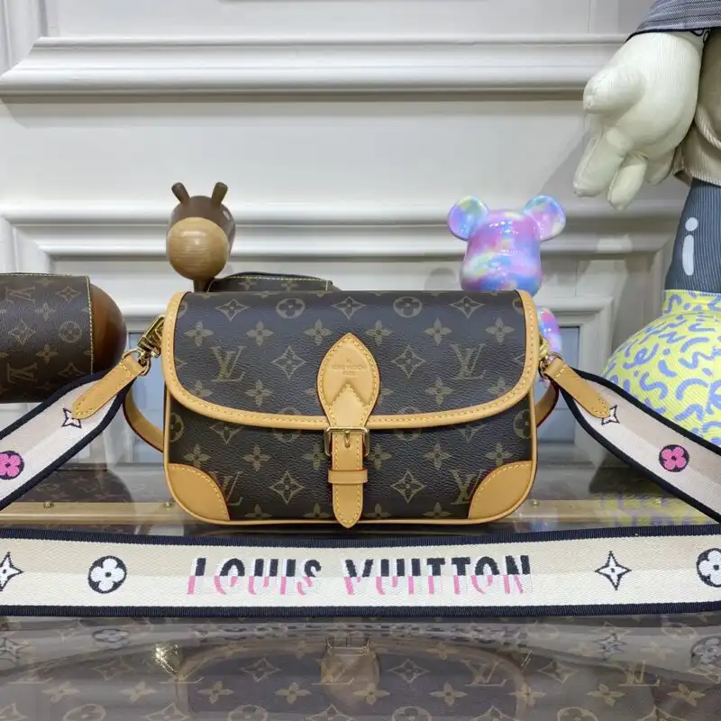 Discover the elegance of the Louis Vuitton Nano Diane Satchel in brown. A perfect blend of style and charm for your collection! 👜✨💖 https://tinyurl.com/233n9met