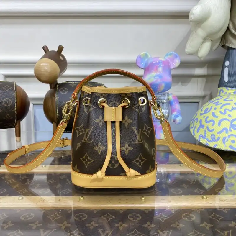 Discover the elegance of the Louis Vuitton Nano Noe in rich brown. A perfect blend of style and charm awaits you! 🌟👜✨ https://tinyurl.com/22ej5qhk