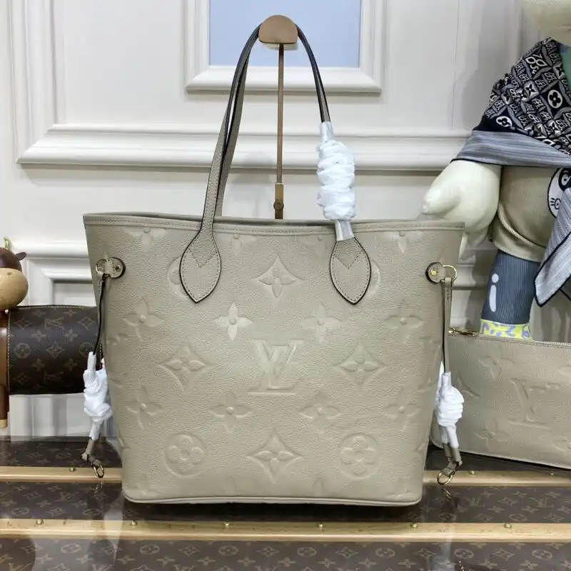 Discover the elegance of the Louis Vuitton Neverfull MM in Beige—a timeless blend of style and versatility for every occasion. 🌟👜✨ https://tinyurl.com/294at42d