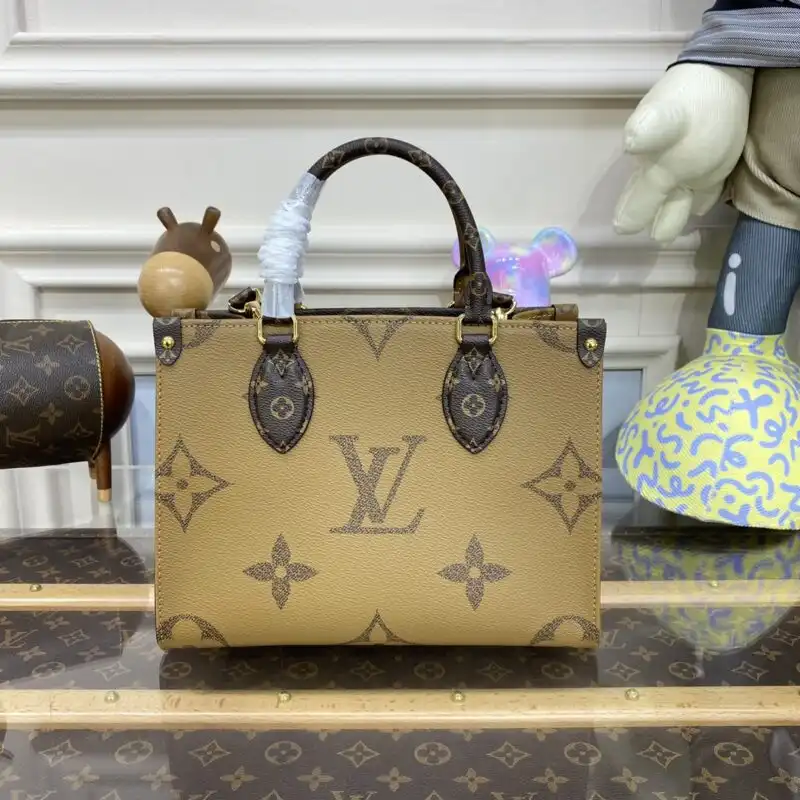 Discover the elegance of the LV OnTheGo PM in a rich brown hue. Perfect for every journey. ✨👜💖 https://tinyurl.com/2cmgeaef