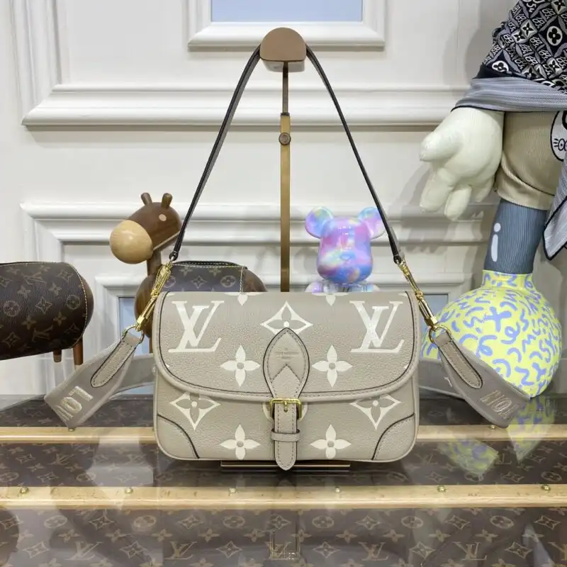 Discover the elegance of the Louis Vuitton Nano Diane Satchel in Beige. A perfect blend of style and charm! 🌼👜✨ https://tinyurl.com/2dglen88