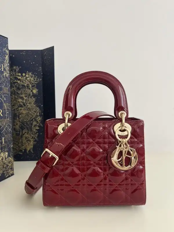 Embrace elegance with the Lady Dior in patent red. A timeless treasure that adds a touch of sophistication to every outfit. ❤️✨👜 https://tinyurl.com/25oevrgz
