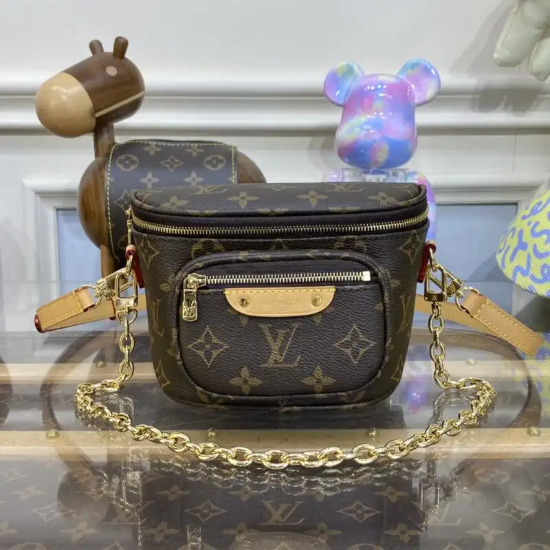 Discover the elegance of the Louis Vuitton Mini Bumbag in rich brown. Perfect for everyday adventures! 🌟💖✨ https://tinyurl.com/2ygryffs