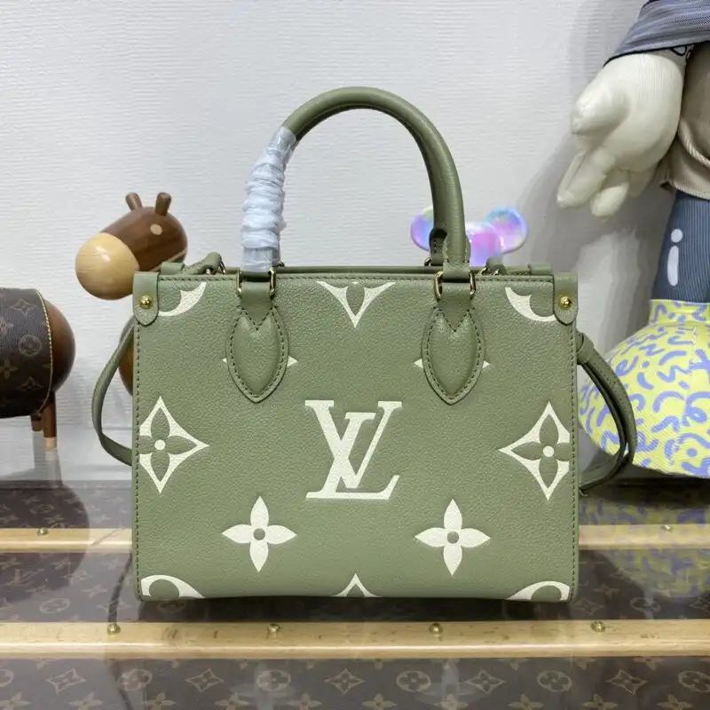 Embrace elegance with the LV OnTheGo PM in soothing green. A perfect blend of style and functionality for your everyday adventures! 🌿💚✨ https://tinyurl.com/28qh3ph7