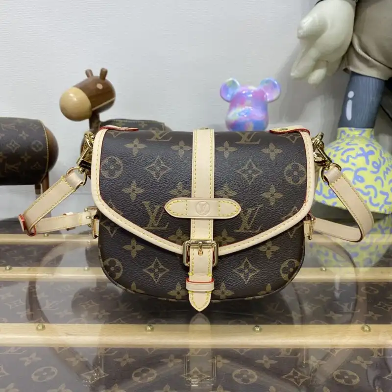 Embrace timeless elegance with the Louis Vuitton Saumur. Perfect for any journey, it adds a touch of luxury to your adventures. ✨👜🌍 https://tinyurl.com/2cya6bm9
