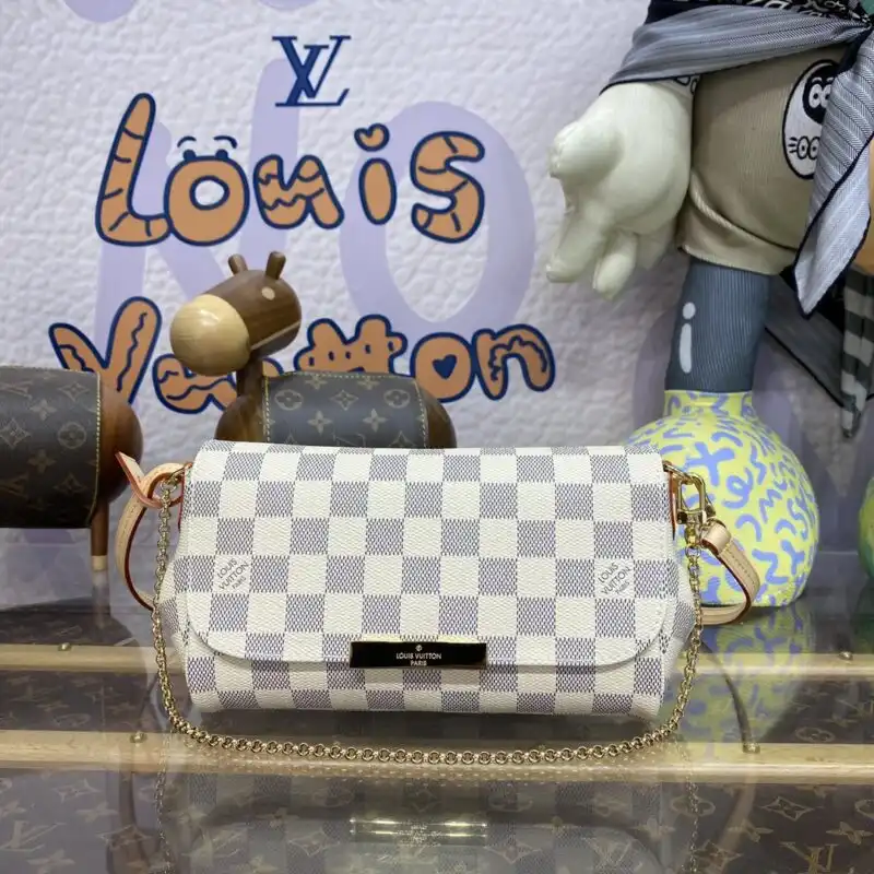 Discover the elegance of the Louis Vuitton Favorite White Grid – a timeless piece that brings joy and sophistication to your style. ✨💖👜 https://tinyurl.com/2clk7hqx