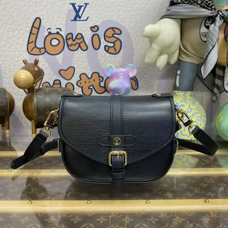 Discover the elegance of the Louis Vuitton Saumur in classic black. A timeless treasure to elevate your style! 👜✨💖 https://tinyurl.com/28e5lk2y