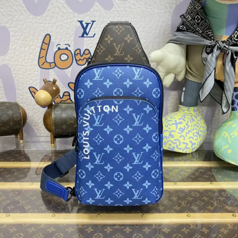 Discover the elegance of the Louis Vuitton Avenue Slingbag in soothing blue. Perfect for any occasion, it adds a touch of charm! 💙✨👜 https://tinyurl.com/29hcp28u