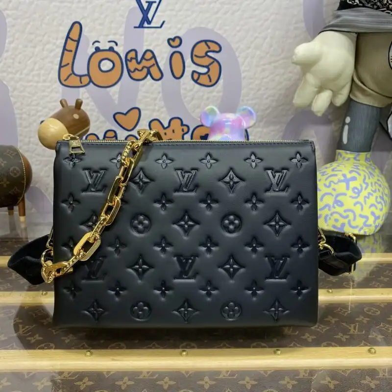 Discover the elegance of the Louis Vuitton Coussin in timeless black. Embrace luxury and sophistication with every detail. ✨🖤👜 https://tinyurl.com/22xoy5qd