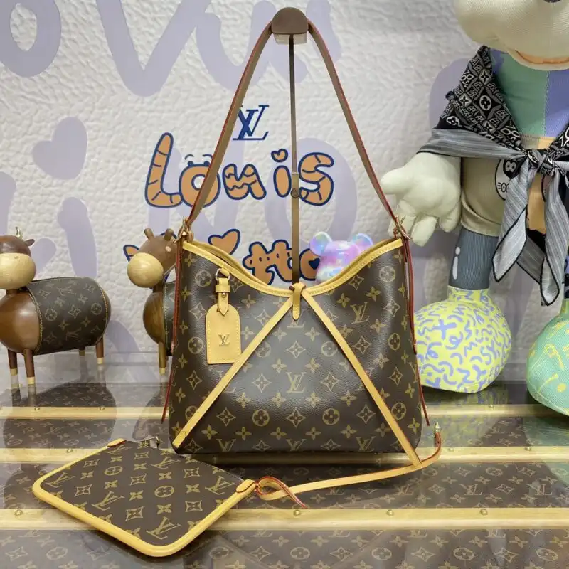 Experience elegance with the Louis Vuitton Carry All in warm brown. Perfect for any occasion, it adds a touch of luxury to your day. 👜✨💕 https://tinyurl.com/2xhm579b