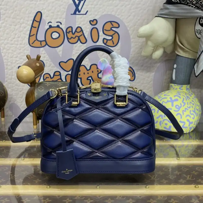 Discover the elegance of the Louis Vuitton Alma BB in soothing blue. A perfect companion for any occasion. 💙✨👜 https://tinyurl.com/2brounvl