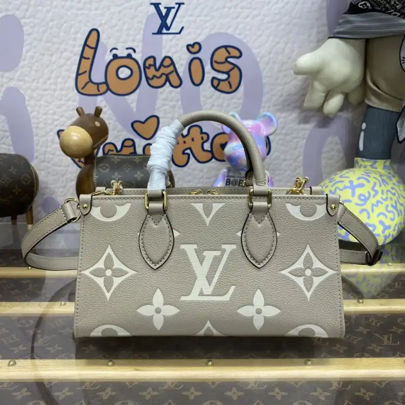 Discover the LV OnTheGo East West in a lovely beige hue. Perfect for every occasion, it adds elegance to your style. 💖👜✨ https://tinyurl.com/2bteym8z