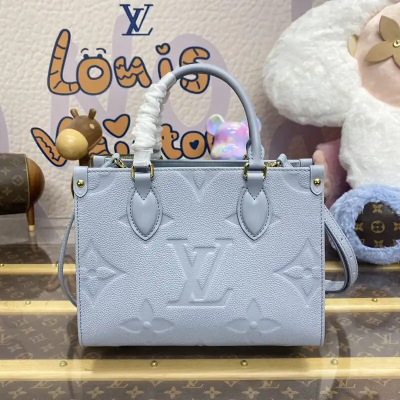 Discover the elegance of the LV OnTheGo PM in serene Sky Blue. Perfect for adding a touch of tranquility to your style! 💙✨👜 https://tinyurl.com/22nzzx64