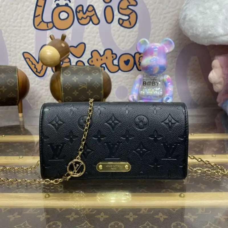 Discover elegance with the Louis Vuitton Wallet On Chain Lily in Black. A perfect blend of style and functionality. 💖✨👜 https://tinyurl.com/246m86wp