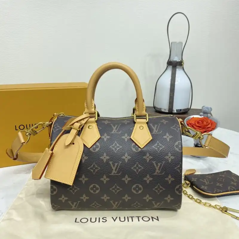 Discover the timeless elegance of the Louis Vuitton Speedy P9 Bandouliere 25. Perfect for every adventure. 🌟👜✨ Embrace style and luxury! https://tinyurl.com/277o838e