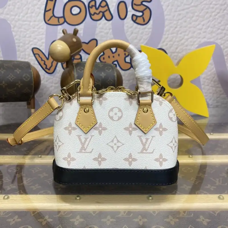 Discover the elegance of the Louis Vuitton Alma Nano in white. A perfect blend of style and charm for your collection! ✨👜💖 https://tinyurl.com/2ac8qegh