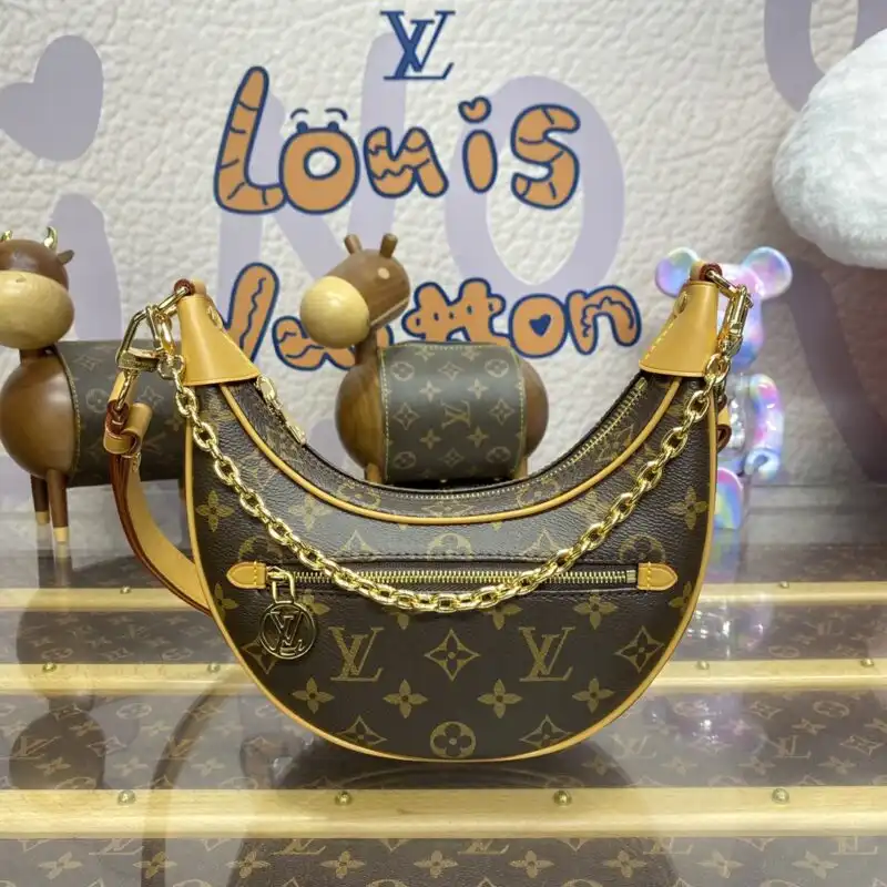 Discover the timeless elegance of the Louis Vuitton Loop in rich brown. A perfect blend of style and sophistication awaits you! ✨👜❤️ https://tinyurl.com/25jux7fr
