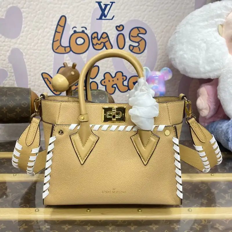 Embrace elegance with the Louis Vuitton On My Side PM in Milk Tea. A perfect blend of style and warmth. ☕✨❤️ https://tinyurl.com/2dc5mpxq