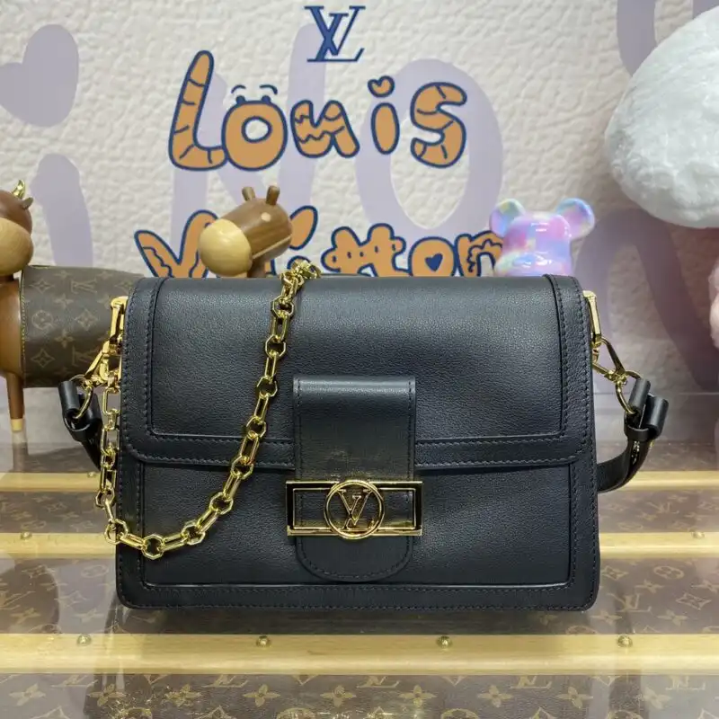Introducing the Louis Vuitton Dauphine MM in classic black—timeless elegance for every occasion. 🌟✨ Embrace luxury with every detail! 👜❤️ https://tinyurl.com/287x4csc