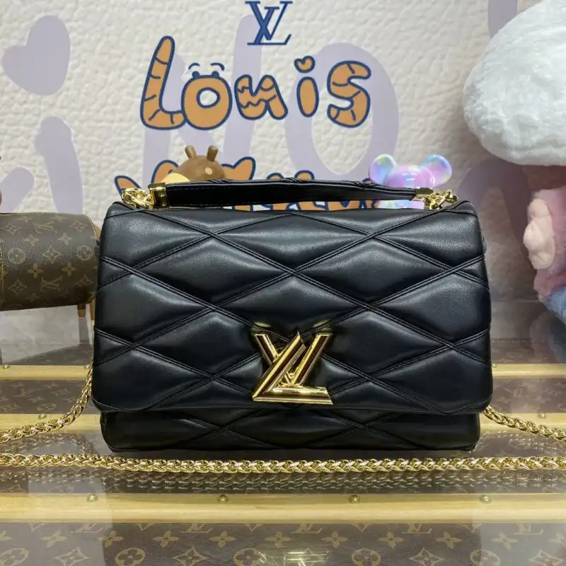 Discover the elegance of the Louis Vuitton Go-14 Full Black. A timeless piece that whispers sophistication and style. 🌟👜✨ https://tinyurl.com/239a85aq