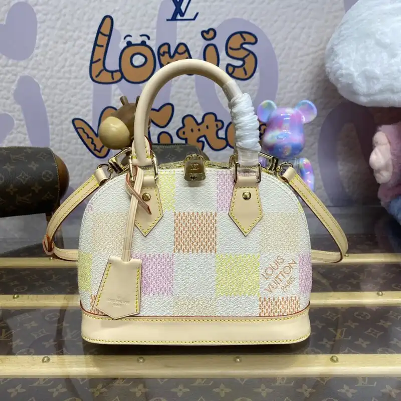 Discover the elegance of the Louis Vuitton Alma BB Checkered. Timeless style meets playful charm, perfect for any occasion! 💖✨👜 https://tinyurl.com/2y4ss84u