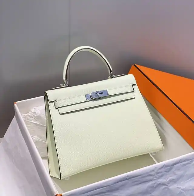 Discover the elegance of the Hermes Kelly in Bubble Green 🌿💚—a perfect blend of style and grace for every occasion!✨ https://tinyurl.com/24f5wgr4