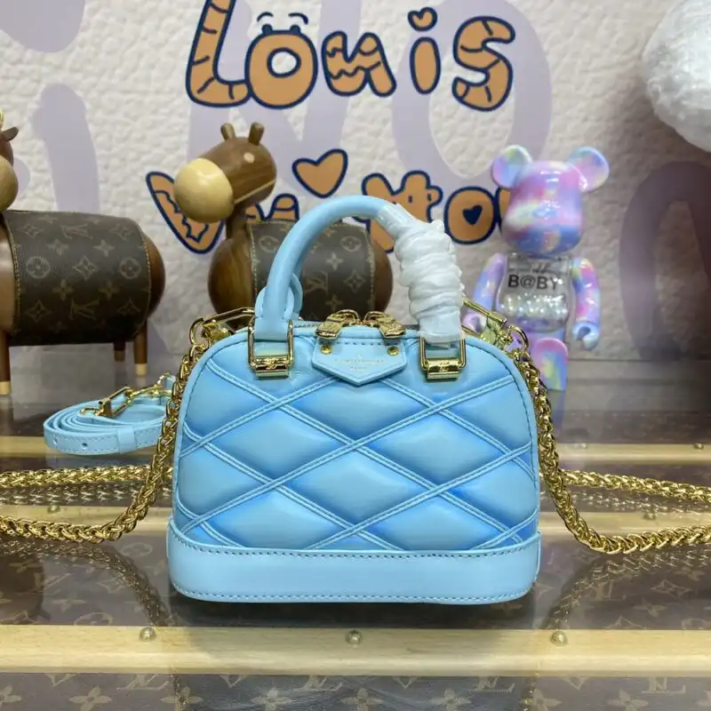 Introducing the Louis Vuitton Alma Nano in Water Blue 💧✨ A charming blend of elegance and style, perfect for every occasion! 👜💕 https://tinyurl.com/2254ngot