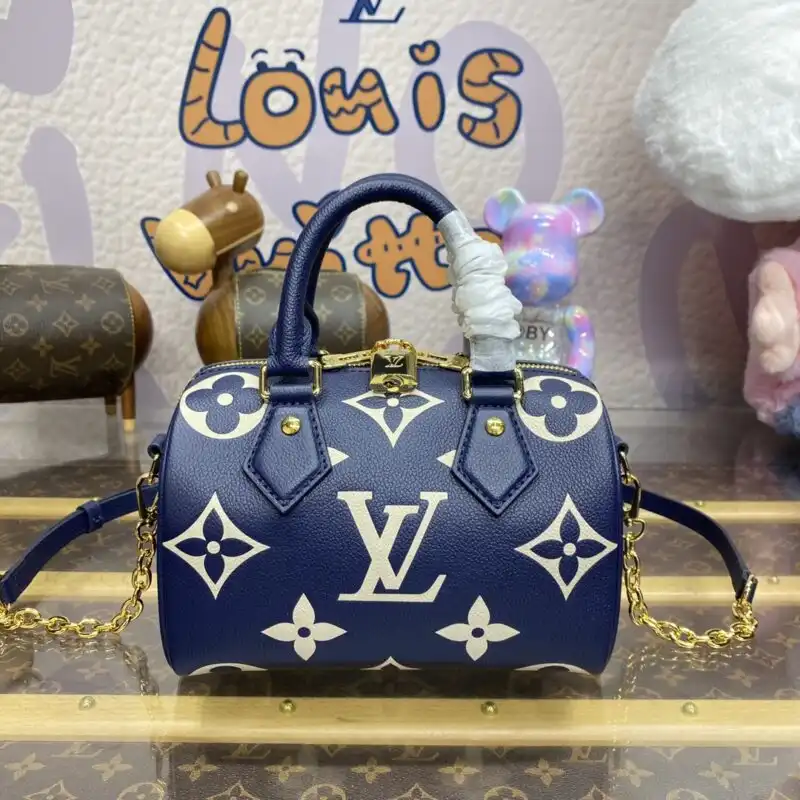 Discover the elegance of the Louis Vuitton Speedy Bandoulière 20 in soothing blue. A perfect companion for your stylish adventures! 💙✨👜 https://tinyurl.com/29uaoepn