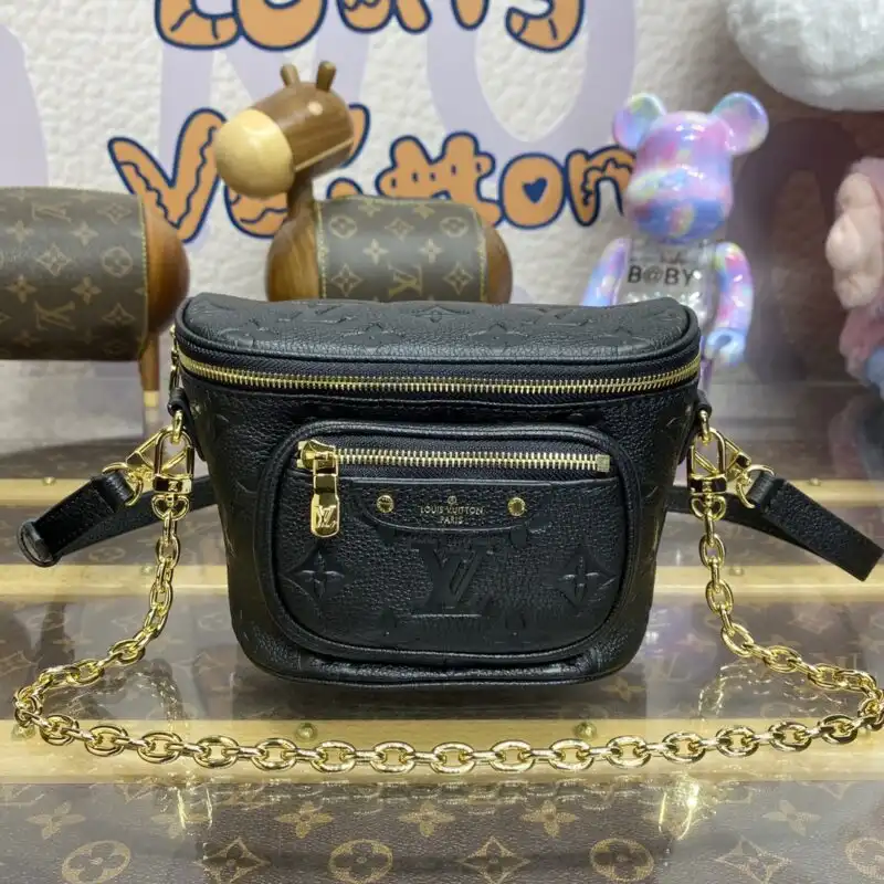 Elevate your style with the Louis Vuitton Bumbag Mini Full Black. A chic companion for every adventure! ✨👜💕 https://tinyurl.com/2a6rxfev