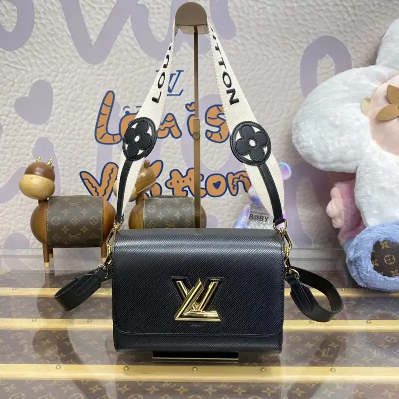 Discover the elegance of the Louis Vuitton Twist in black. A perfect blend of style and sophistication, just for you. ✨👜❤️ https://tinyurl.com/2cyde4vs