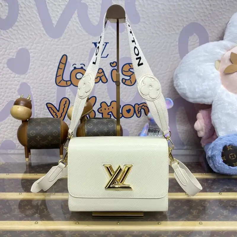 Discover the elegance of the Louis Vuitton Twist in white, a timeless accessory that adds a touch of grace to any outfit. ✨💖👜 https://tinyurl.com/23zq8vnq