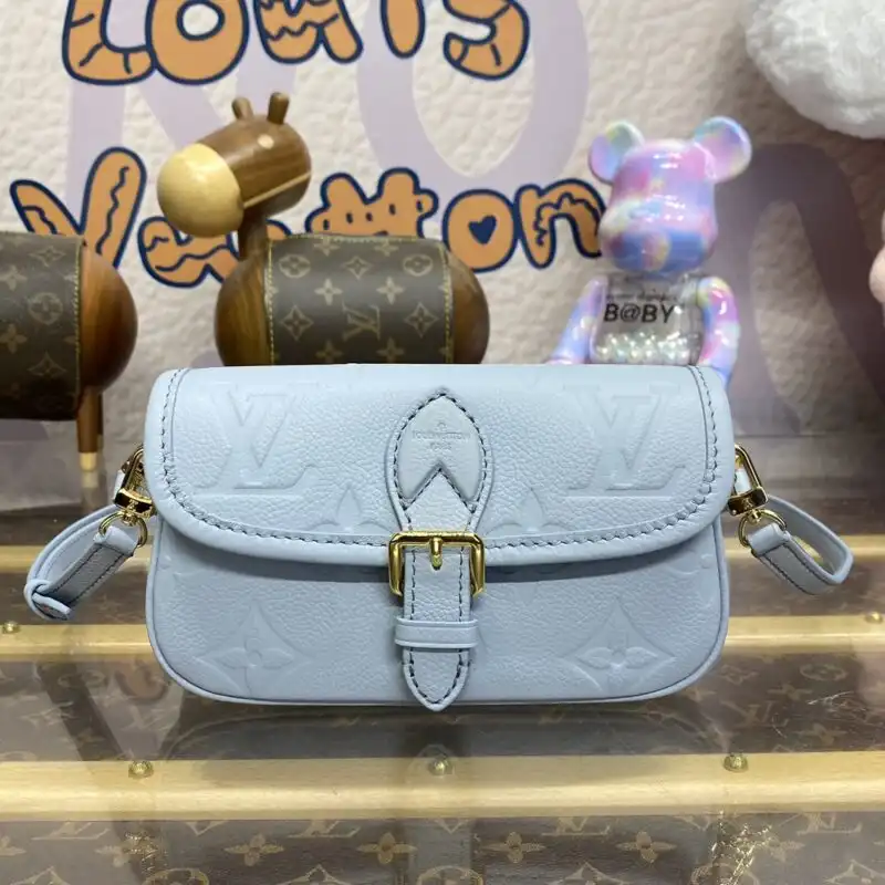 Discover elegance with the Louis Vuitton Nano Diane in serene blue. A delicate blend of style and charm awaits you. 💙✨👜 https://tinyurl.com/27jgwqkf