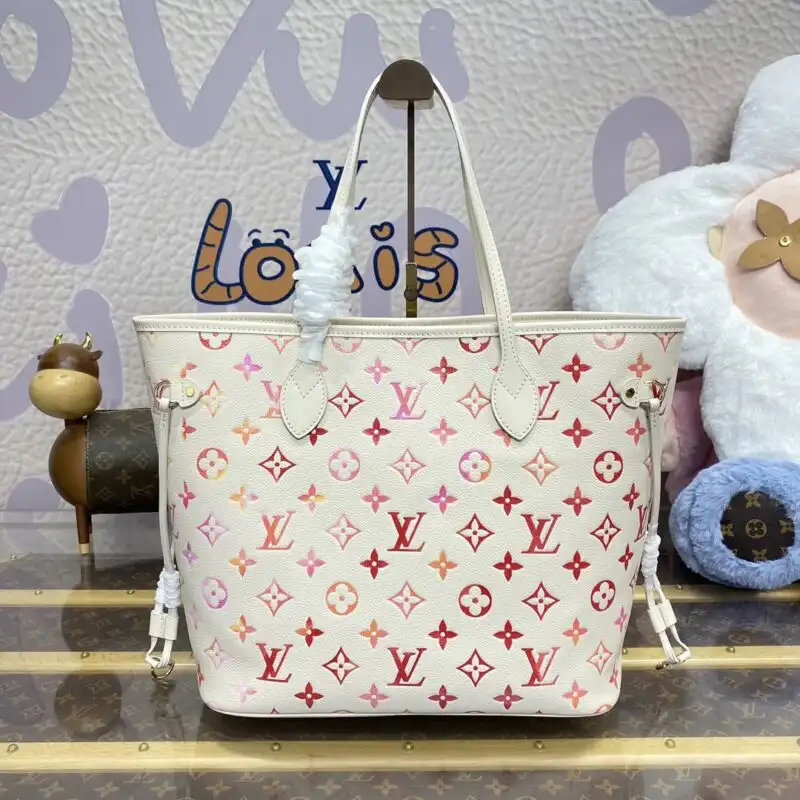 Discover the elegance of the Louis Vuitton Neverfull MM in White Orange. A timeless companion for every adventure! 🌸💖👜 https://tinyurl.com/27d3exzg