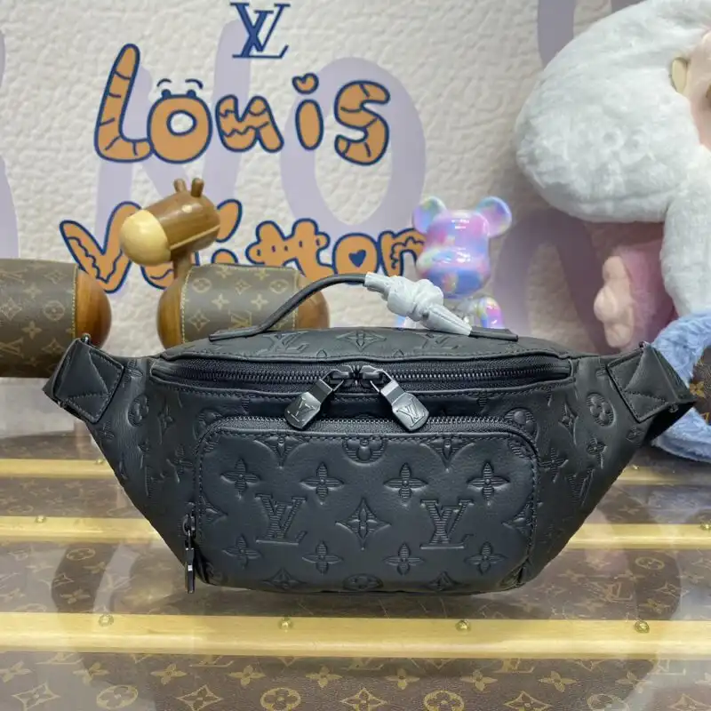Discover the elegance of the Louis Vuitton Rush Bumbag in classic black. A perfect blend of style and functionality for everyday adventures! ✨👜❤️ https://tinyurl.com/22d5vyjx