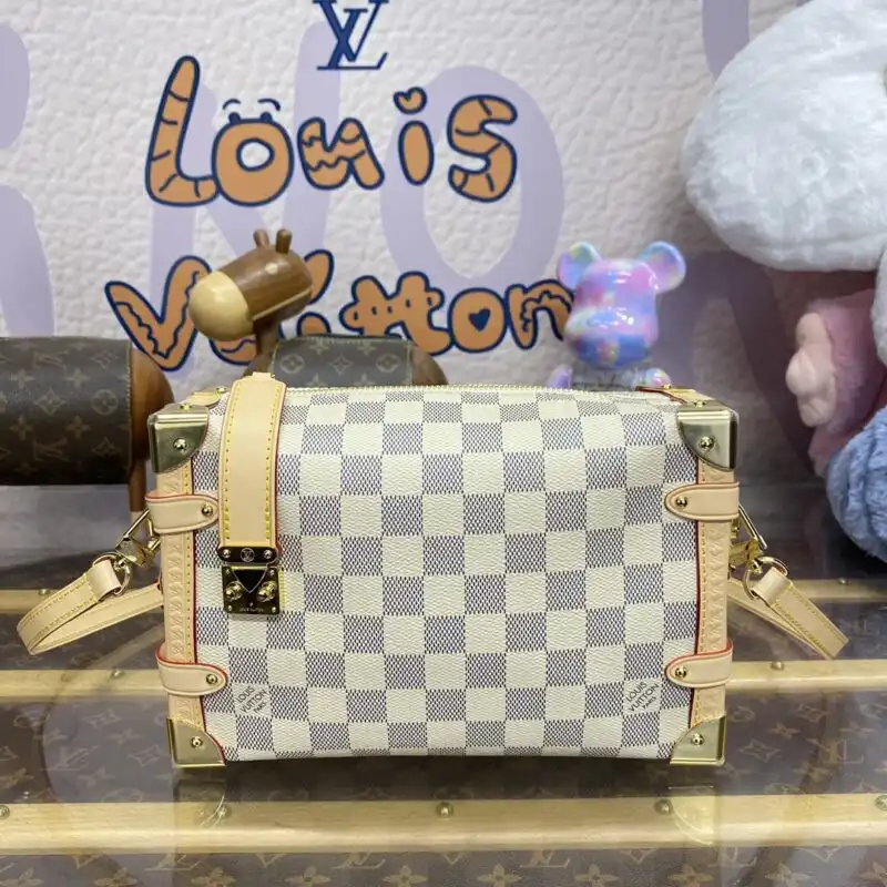 Discover elegance with the Louis Vuitton Side Trunk in Beige. A perfect blend of style and sophistication for your journey. 👜✨💖 https://tinyurl.com/22nf3ezs