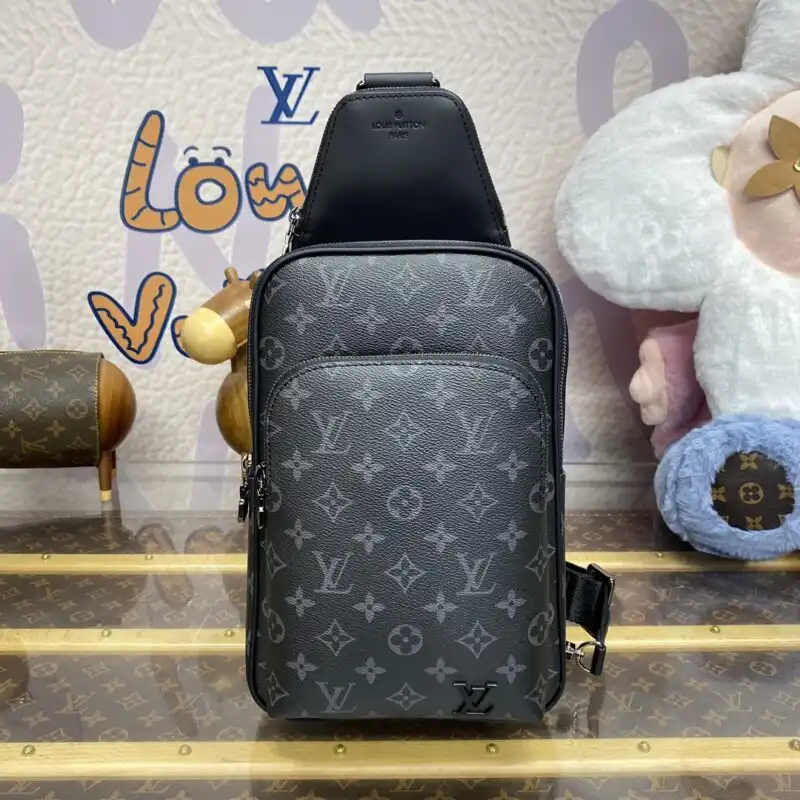 Embrace elegance with the Louis Vuitton Avenue Slingbag in classic black. A perfect blend of style and practicality for your daily adventures. 👜✨ https://tinyurl.com/24fe57qw