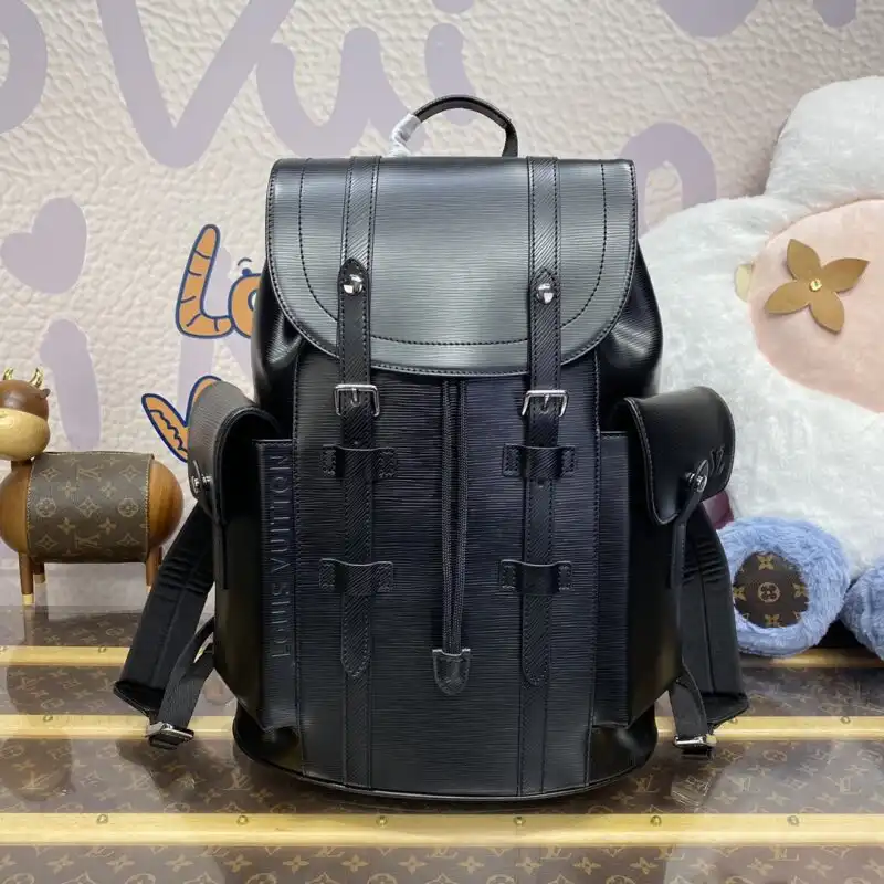 Discover elegance with the Louis Vuitton Christopher Backpack in black. Perfect for your adventures, it blends style and practicality effortlessly. 🖤✨🌟 https://tinyurl.com/2docsv9z