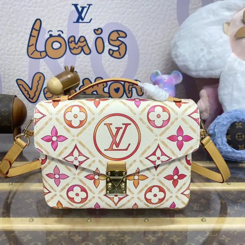 Discover the elegance of the Louis Vuitton Pochette Metis in vibrant orange. A perfect blend of style and joy! 🍊✨💖 https://tinyurl.com/24eyeuau