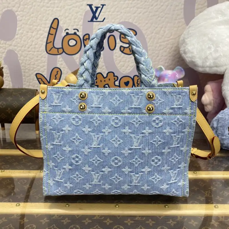 Discover the elegance of the LV OnTheGo Denim Large. Perfect for every occasion, it blends style and comfort beautifully. 💖👛✨ https://tinyurl.com/29ewx3yc