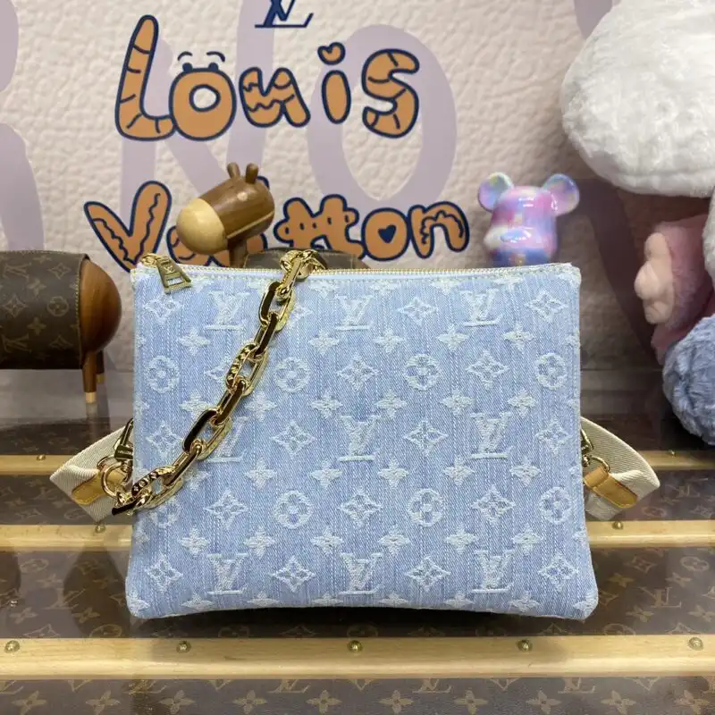Embrace elegance with the Louis Vuitton Coussin Denim. A perfect blend of style and comfort, elevating your everyday look effortlessly. ✨💖👜 https://tinyurl.com/24c3mcoq