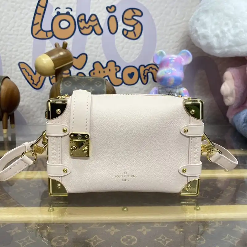 Discover the elegance of the Louis Vuitton Side Trunk in Pure Beige. A timeless piece for your cherished moments. ✨👜💖 https://tinyurl.com/23ahq4kn