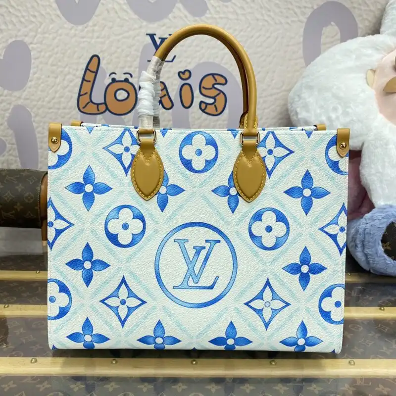 Discover the elegance of LV OnTheGo Blue 🌊✨, where style meets tranquility. Embrace the journey with love and beauty. 💖👜 https://tinyurl.com/22op8hxr