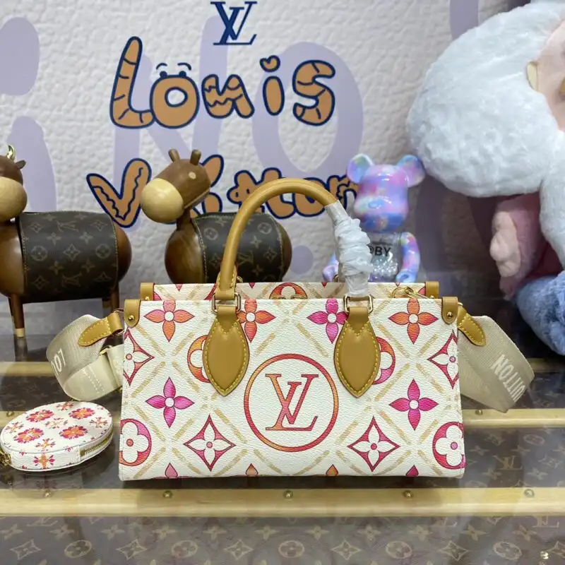 Discover the LV OnTheGo East West in a warm orange hue, a perfect blend of style and functionality. 🍊✨💖 https://tinyurl.com/2ajsbeps