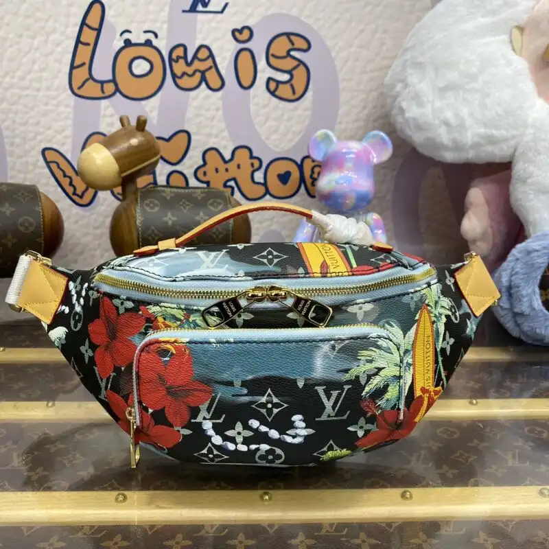 Discover the elegance of the Louis Vuitton Bumbag Rush Flower 🌸✨. A perfect blend of style and functionality for your adventures! 💖👛 https://tinyurl.com/24tb2rwu